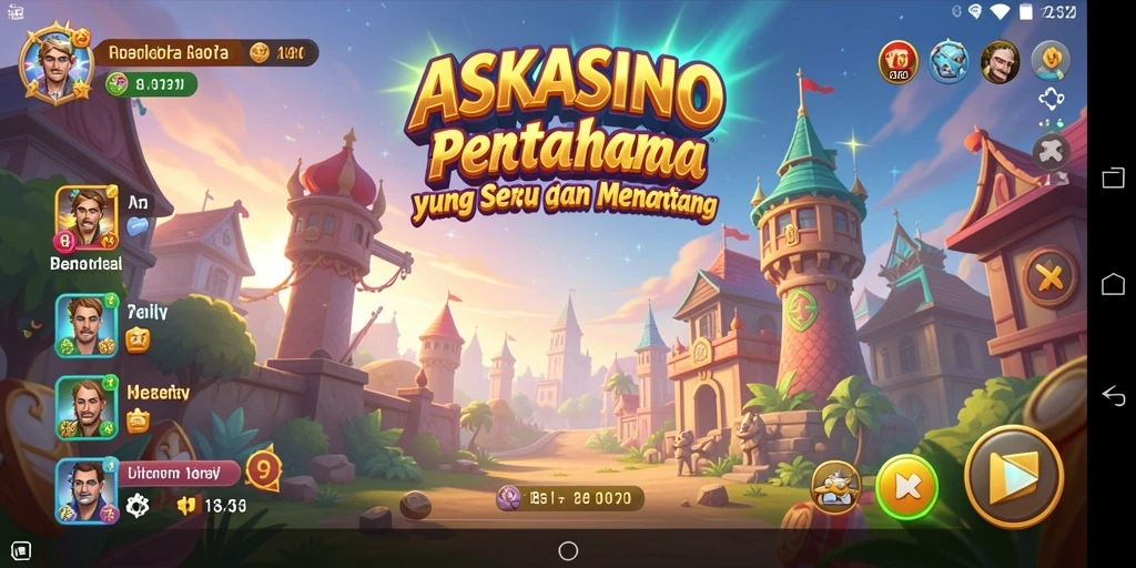 Tangkapan layar gameplay <strong>ASKASINO</strong> menunjukkan momen mendebarkan saat menghadapi gelombang musuh.