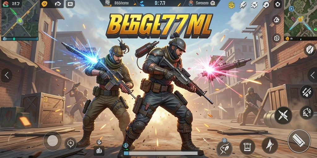 Gameplay seru dan menegangkan di arena Battle Royale BIG77.