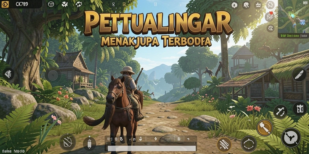 Screenshot CK789 menampilkan petualangan mendalam di dunia terbuka yang menakjubkan.