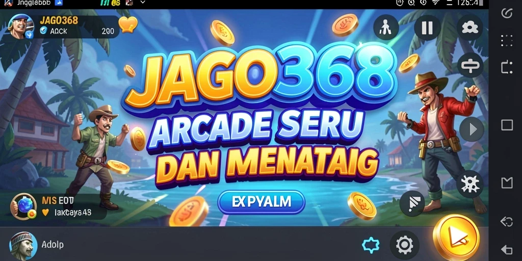 Tampilan utama <strong>JAGO368</strong> menampilkan aksi seru dalam gameplay arcade.
