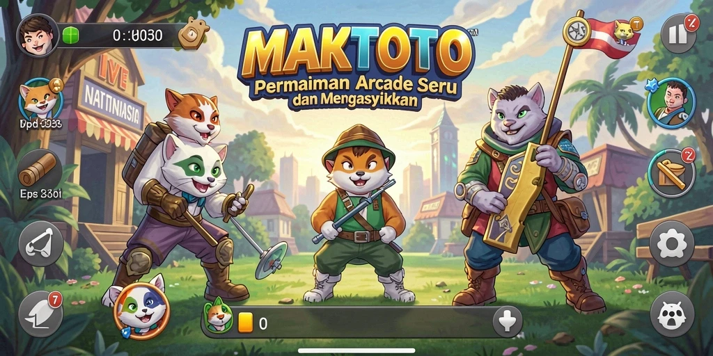 Screenshot gameplay MAKTOTO menampilkan aksi seru dan tantangan yang mengasyikkan.