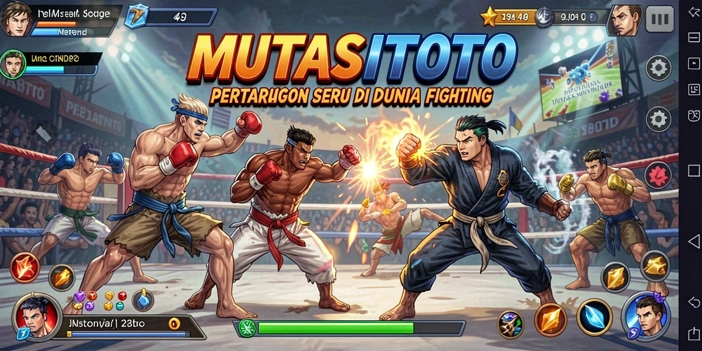 Gameplay seru di MUTASITOTO dengan pertarungan mendebarkan.