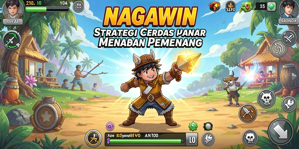 Tampak menegangkan dari permainan strategi NAGAWIN.
