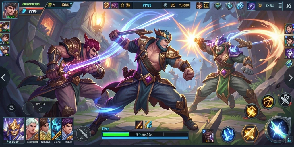 Screenshot PP88 menampilkan aksi gameplay yang seru dan dinamis.