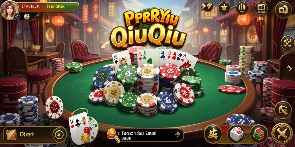 Screenshot permainan QiuQiu PPRRYY yang penuh aksi.