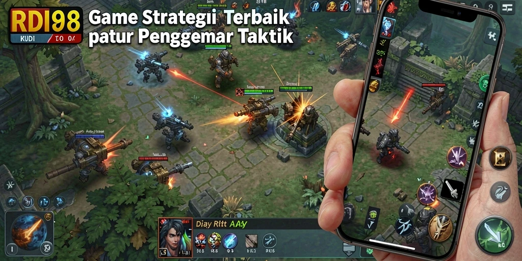 Screenshot RDI88 yang menunjukkan aksi menarik dalam gameplay strategi.