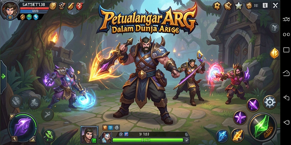 Tampilan gameplay menakjubkan dari SATSET138 yang seru.