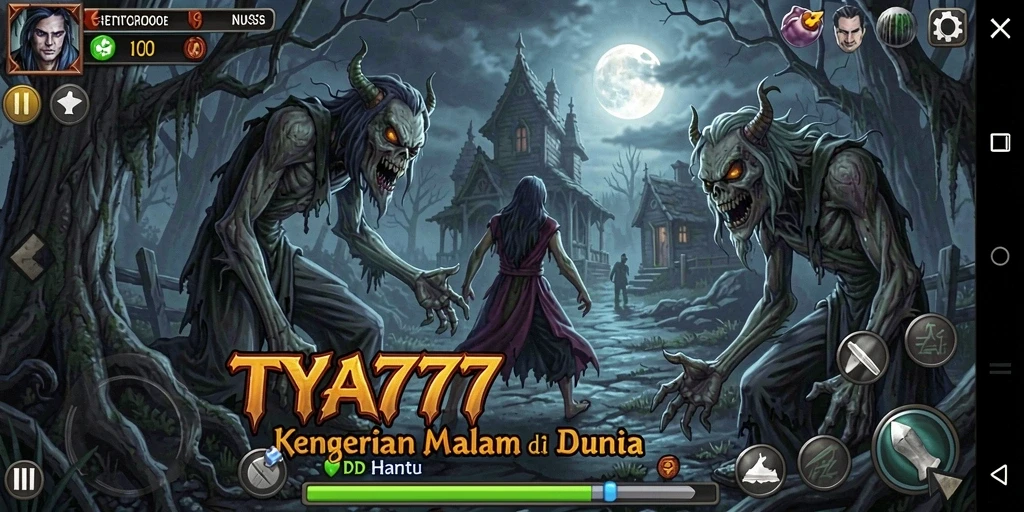 Gameplay seram dari TYA777, penuh dengan momen menakutkan.